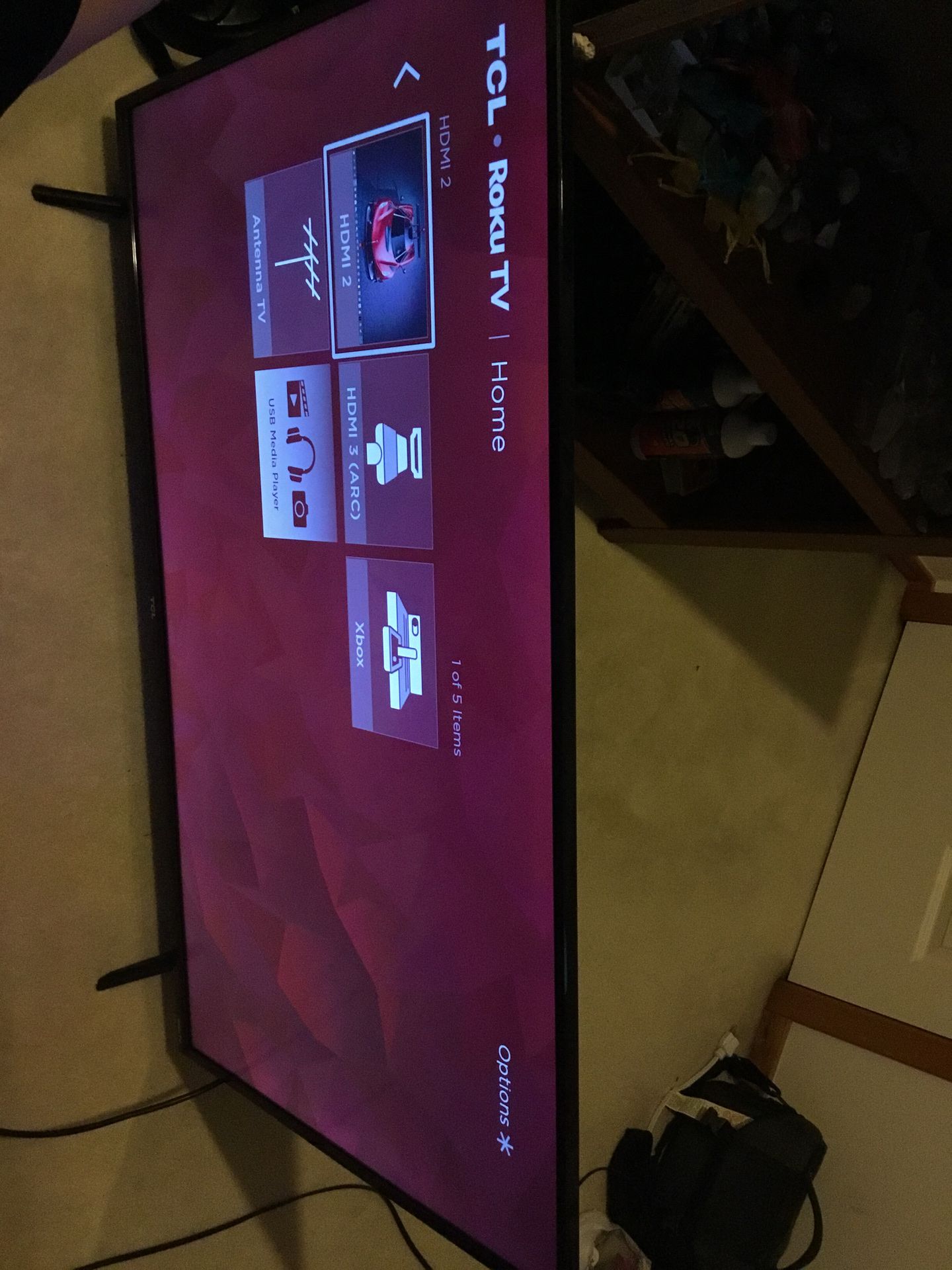 43 inch 4K TCL Smart TV with ROKU included