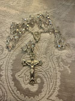 Sterling silver Jesus Christ on cross necklace