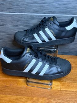 Adidas Superstar Black and White Sneakers