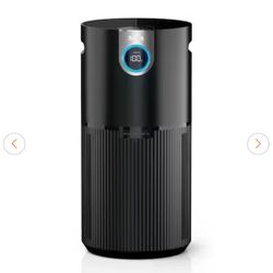 True Console 1000 sq. ft. HEPA Filter Air Purifier and Cleaner in Blacks with True NanoSeal, Cleansense IQ and Odor Lock