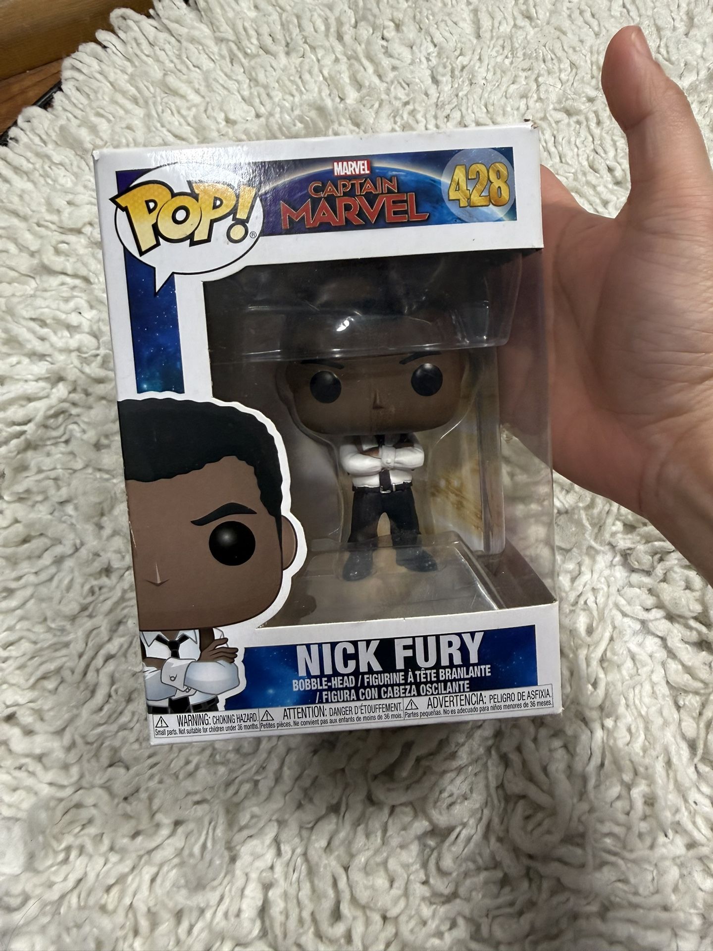 Funko Pop! Marvel Captain Marvel Nick Fury #428