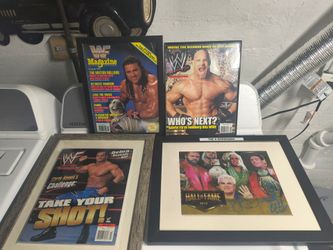 WWE WWF magazine & 4 Horseman photo