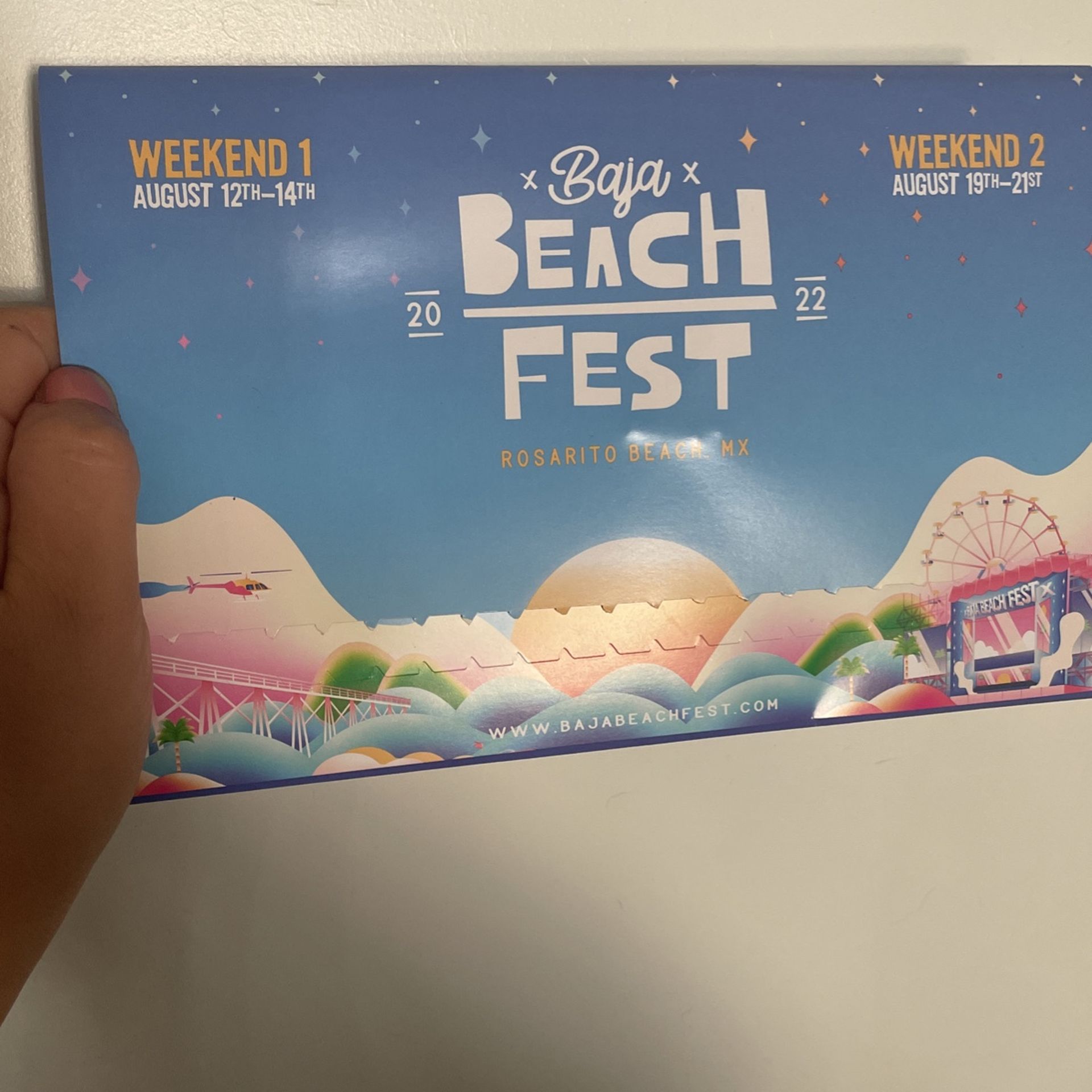 Papas And Beer Baja Beach Fest Vip Ticket Weekend 1