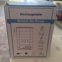 rechargeable electric air pump
