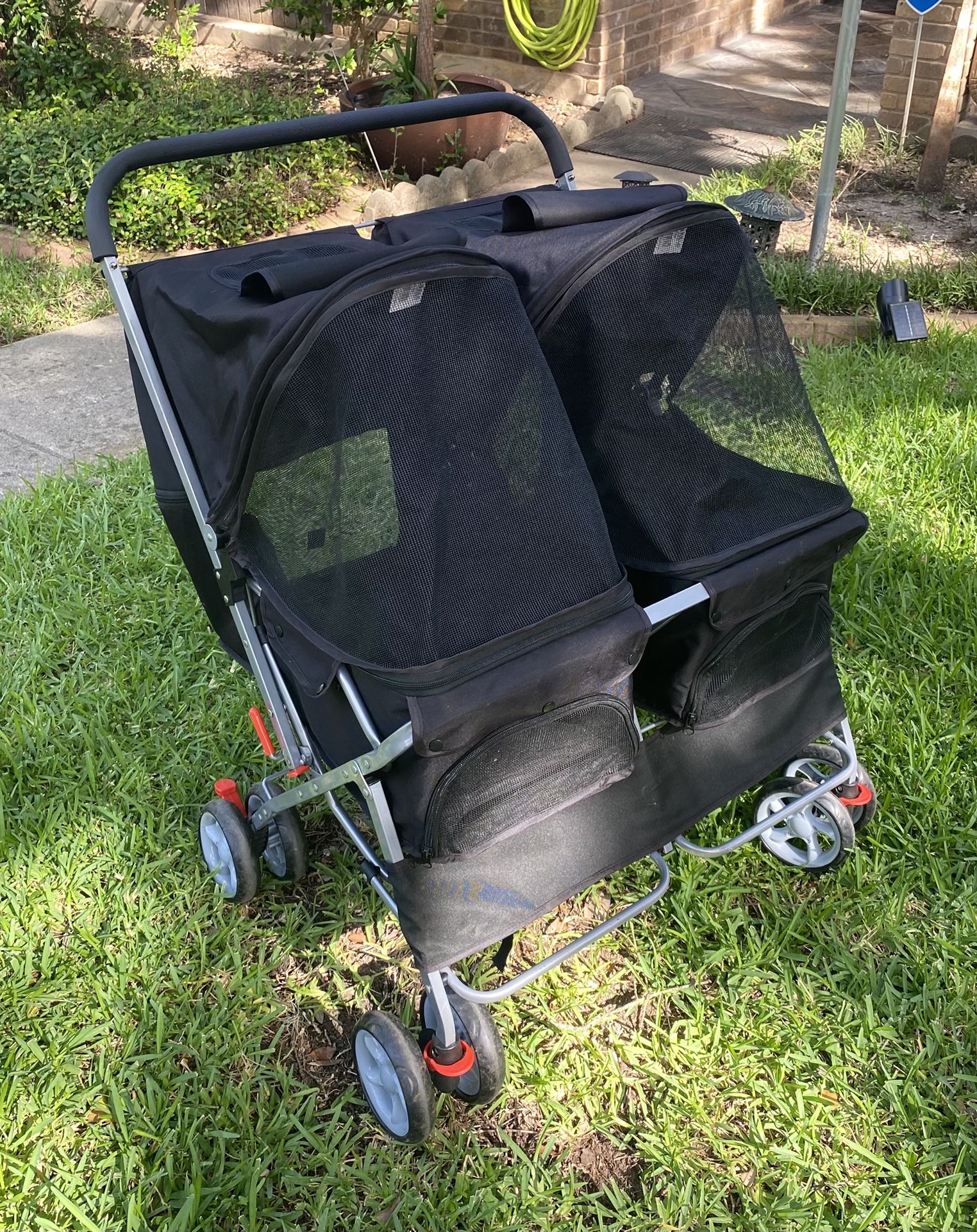 Paws And Pals Twin double pet stroller