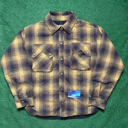 Rhude Plaid Flannel Jacket Medium