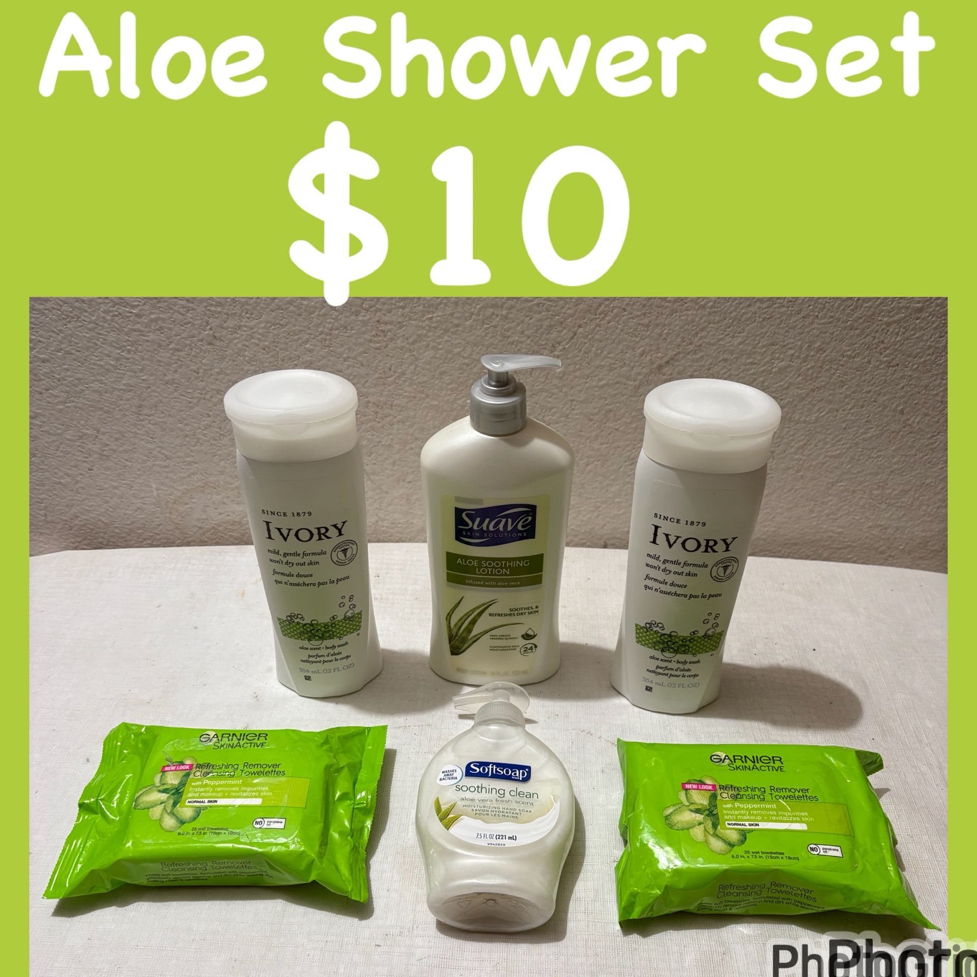 Aloe Shower Set