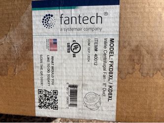 Fantex Inline  Cebtrifugal Fan