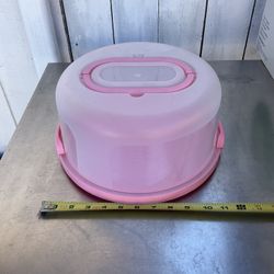 12” Cake/Dessert Dome Carrier /w Lid and Handle
