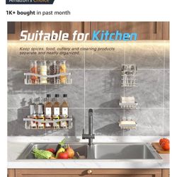 No Drill Bathroom Caddy/Organizer