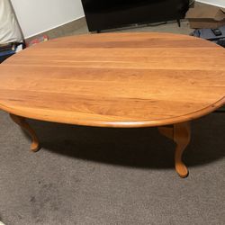 Elegant All Wood Coffee Table 