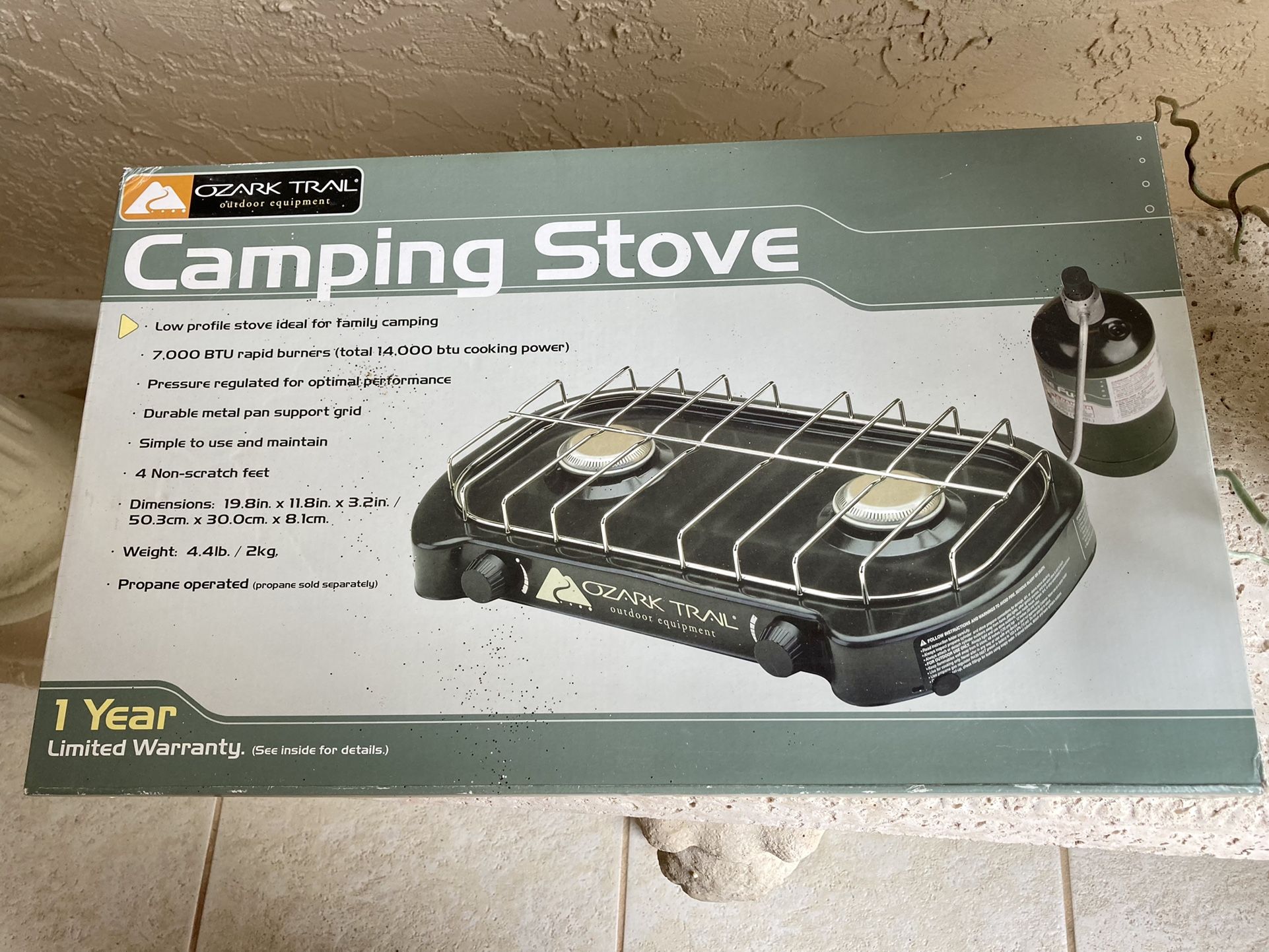 ESTATE SALE- Camping Stove, Two Burners New Never Used
