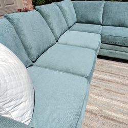 Teal Sectional Couch, DELIVERY AVAILABLE!!