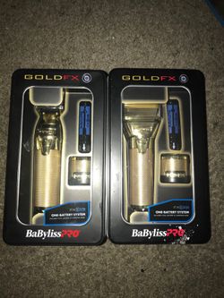 Gold Fx Babybliss Shaver and trimmers