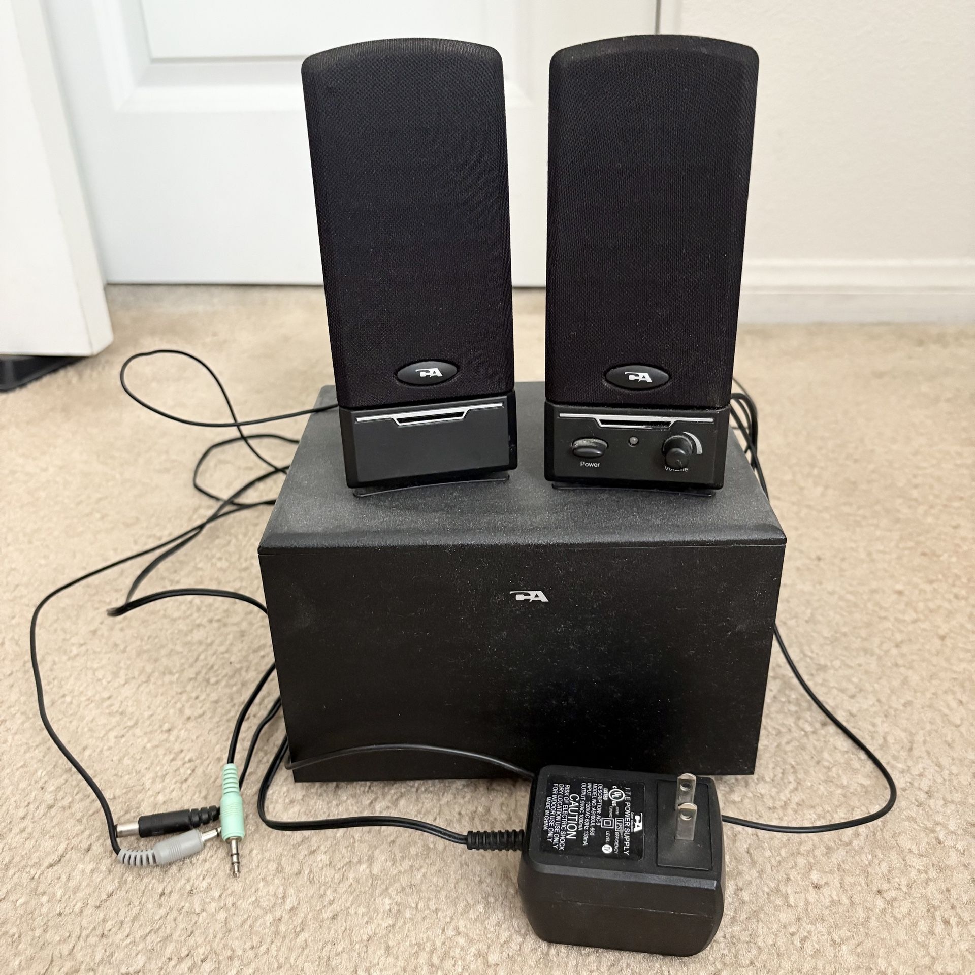 CA Speakers For Computer With Bass Box - Sound Is Great