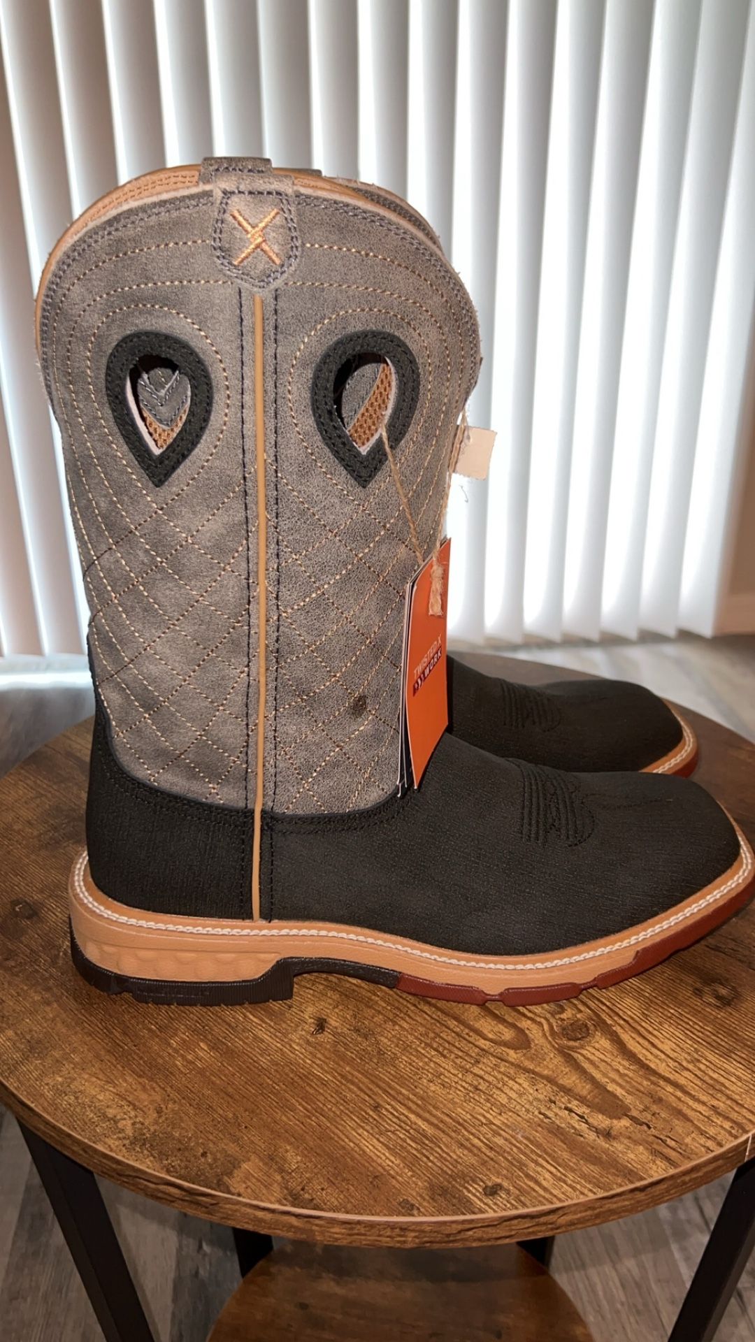 TWISTED X MEN'S BROWN CELLSTRETCH WORK BOOTS