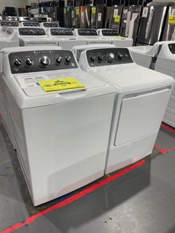 New GE top load washer dryer sets with warranty