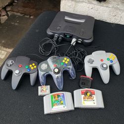 Come with $120 red Expansion packed. A $150! Clear Edition controller. So in total 11 Great Games. 3 controller Nintendo N64 N 64 Combo for $440! Firm