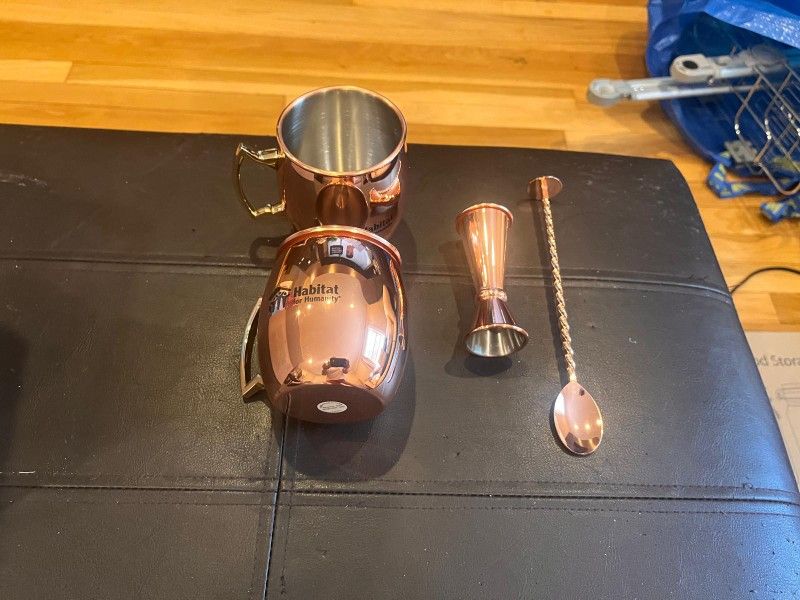 Moscow Mule Set W Two Mugs