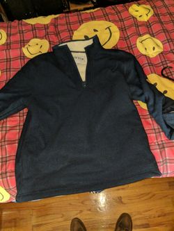 Orvis Men's L Blue Pullover 