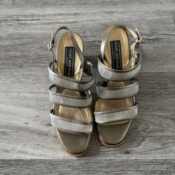 Stuart Weitzman New York Silver Sandals