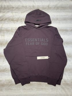 Essentials Fear Of God Plum Hoodie