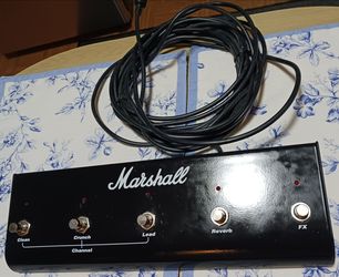 MARSHALL PEDL-00021 5-WAY FOOTSWITCH WITH CABLE 4 JCM2000 TSL SERIES AMPLIFIERS *SEE ALL PICS*