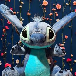 Disney Store Stitch Plush w/ Genuine Patch 16" Lilo & Stitch Rare NEW With Tags