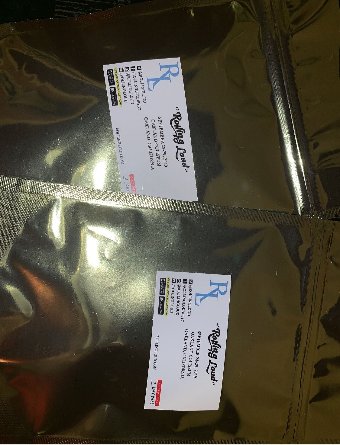 SELLING ONE VIP ROLLING LOUD TICKET $250
