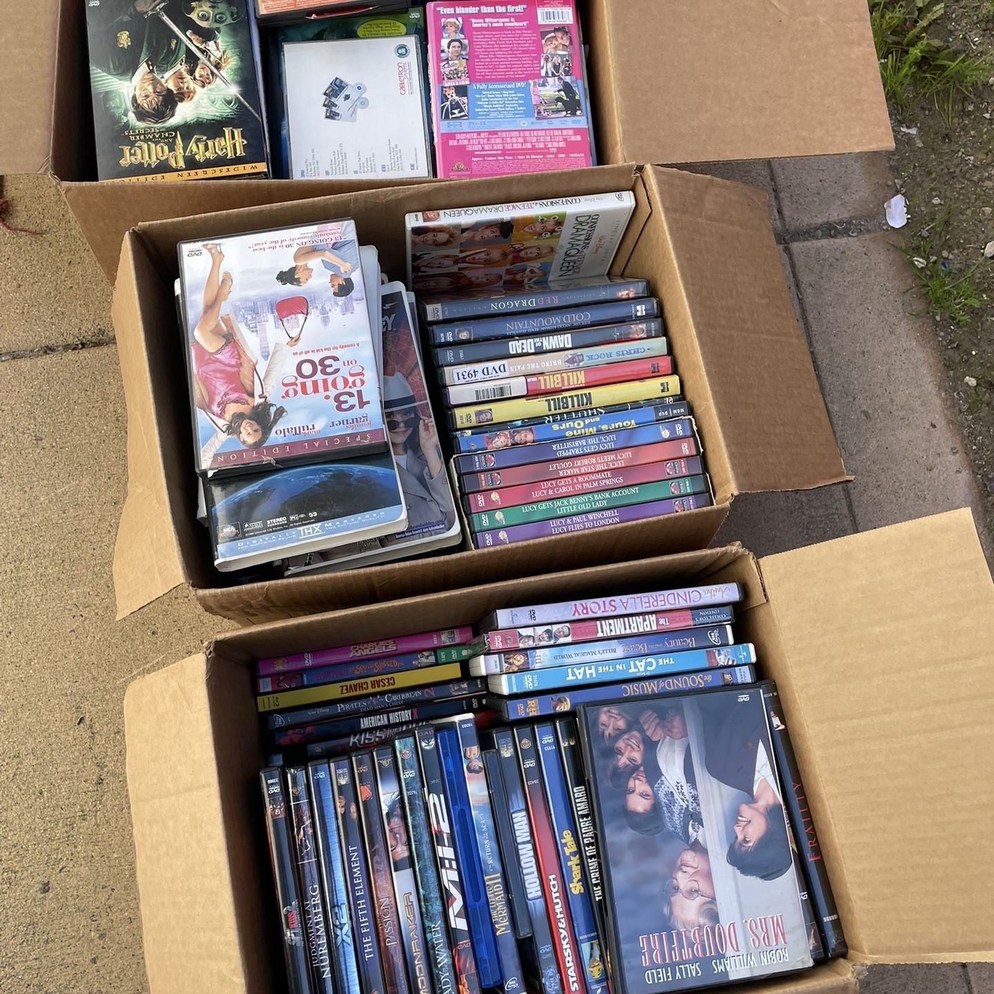 DVDs 3 Boxes Over 200 Movies for Sale in Chula Vista, CA - OfferUp