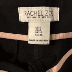 RACHEL ZOE BLACK SLACKS