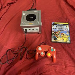 Nintendo GameCube Console DOL-001 + Super Smash Bro’s Melee