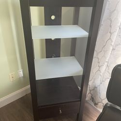 Glass Shelving Unit/ Electronics Stand