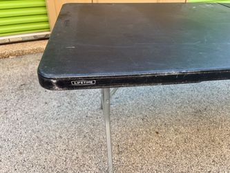 Lifetime Black Folding Table