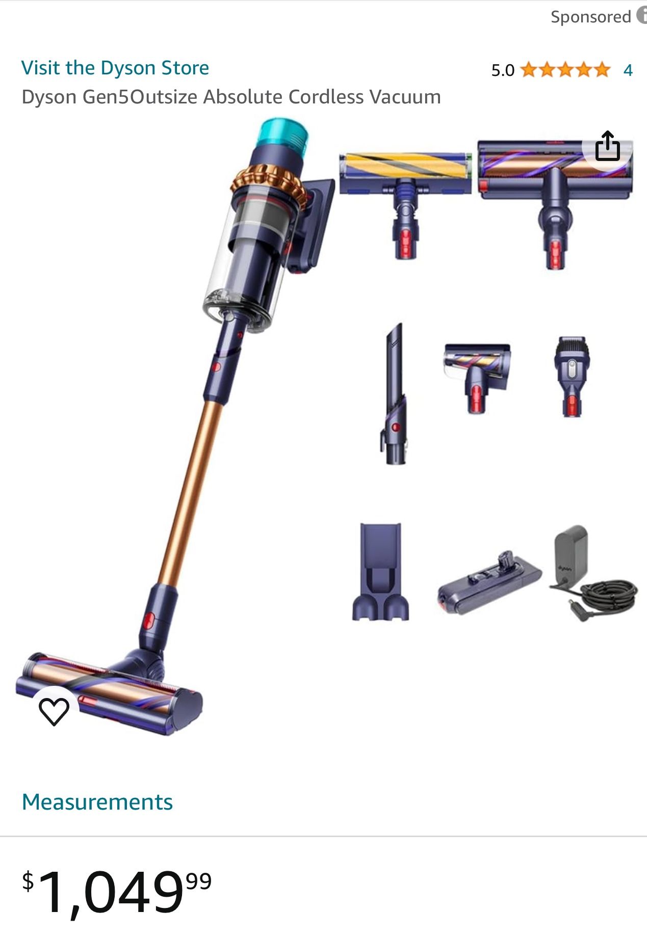 Dyson Gen5outsize absolute