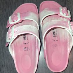 Girls Birkenstock Pink Size 11 Kids School Travel Beach
