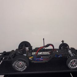 Traxxas RC C10 in excellent condition. Runs up to 45 MPH, very fast and powerful. Includes 2 batteries, Bluetooth charger, and anti-wheelie bar instal