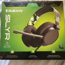Skullcandy SLYR Pro Over-Ear Wired Gaming Headset with Clear Voice Smart Microphone