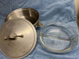 Aluminum Serving Dish - Vintage 50s