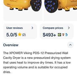 Viking PDS-12 Pressurized Wall Cavity Dryer