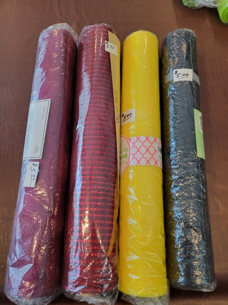 21" Deco Mesh $ 4.00 Each Roll