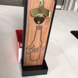 Black & Tan Craft Beer Cool Bottle Opener Wall Decor (New)