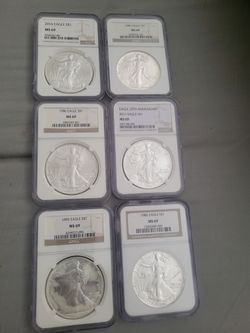SILVER EAGLES BUNDLE SPECIAL YEARS