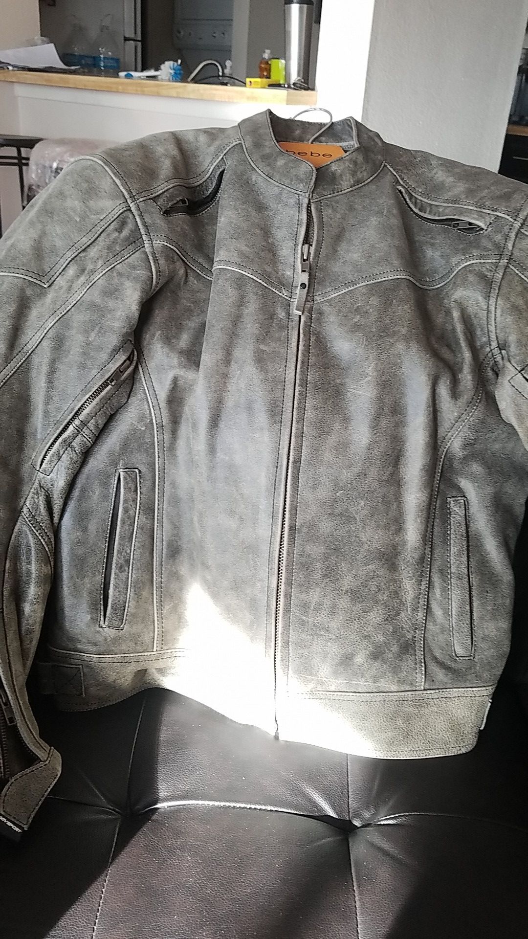 AGV Vintage Italian motorcycle leather jacket