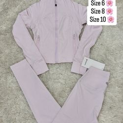 Baby pink lulu set