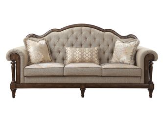 Heath Court Brown Oak Sofa