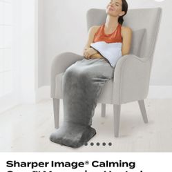 New Sharper Image Calming Cozy Massaging Heating Wrap