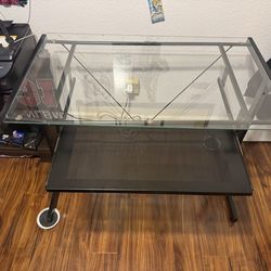 Glass Desk
