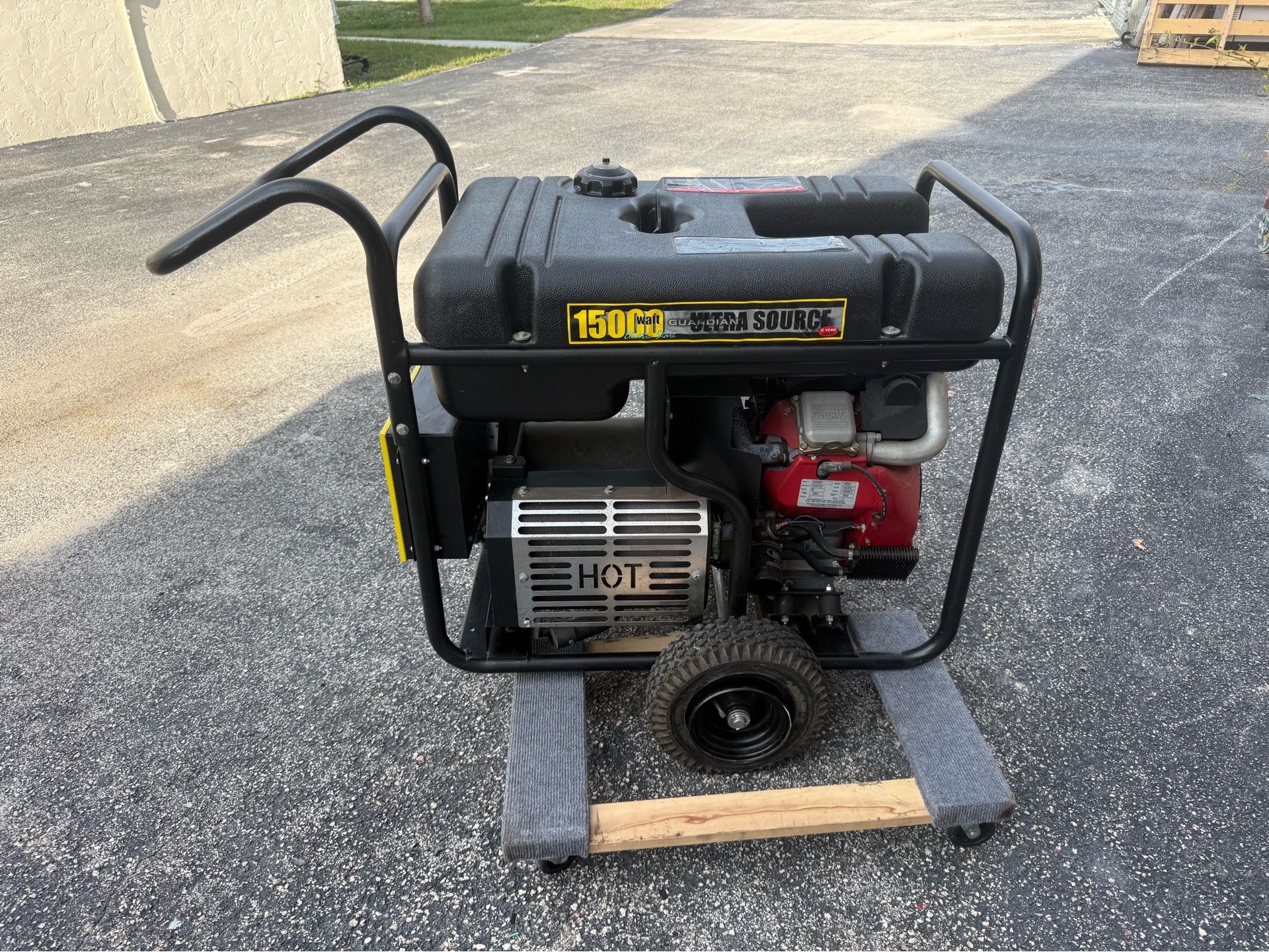 UNTESTED 15000 Watt General Guardian Generator