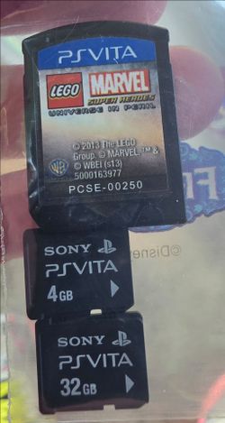 PsVita game & mem cards